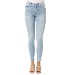 FRAME Le High Skinny Crop Jeans Size 29 Light Wash High Rise Stretch Denim